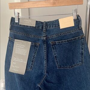 Everlane Dark Blue Curvy 90s Cheeky Straight